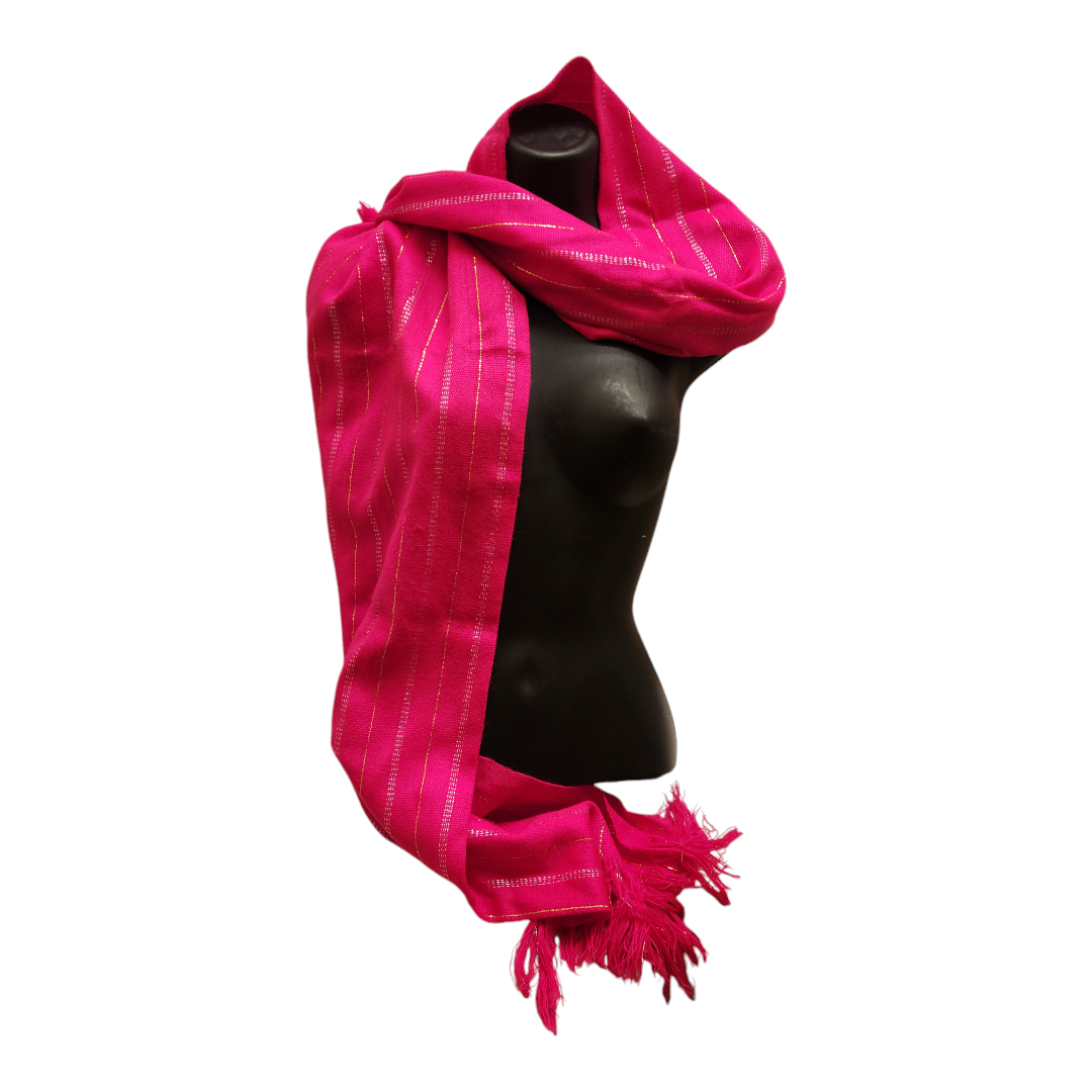 Vedazzling Hot Pink Fall Scarf