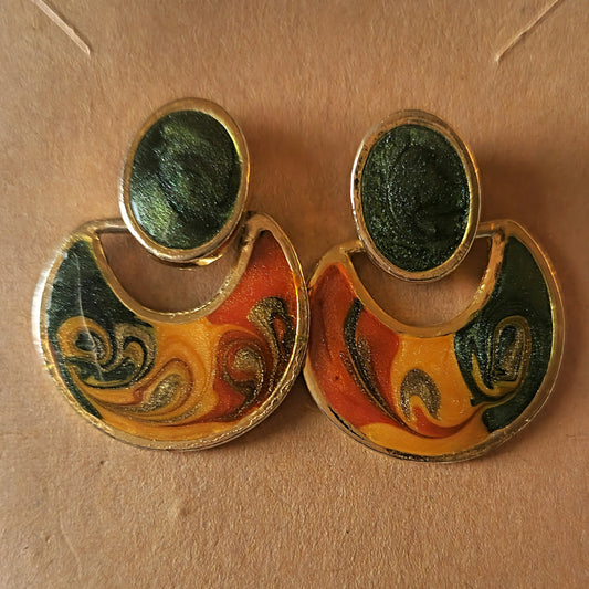 Vert Marble Earrings