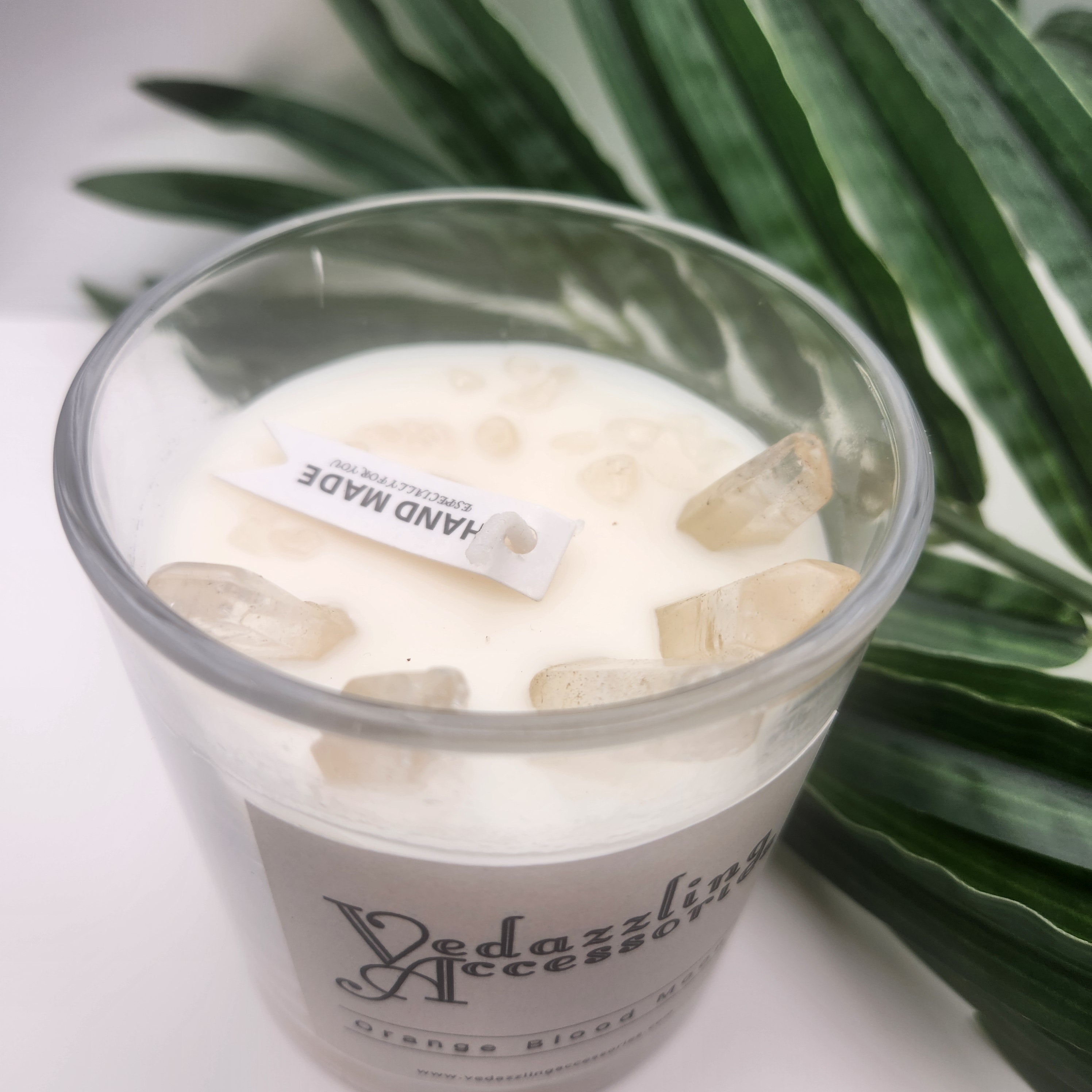 Vedazzling Orange Blood Moon Candle