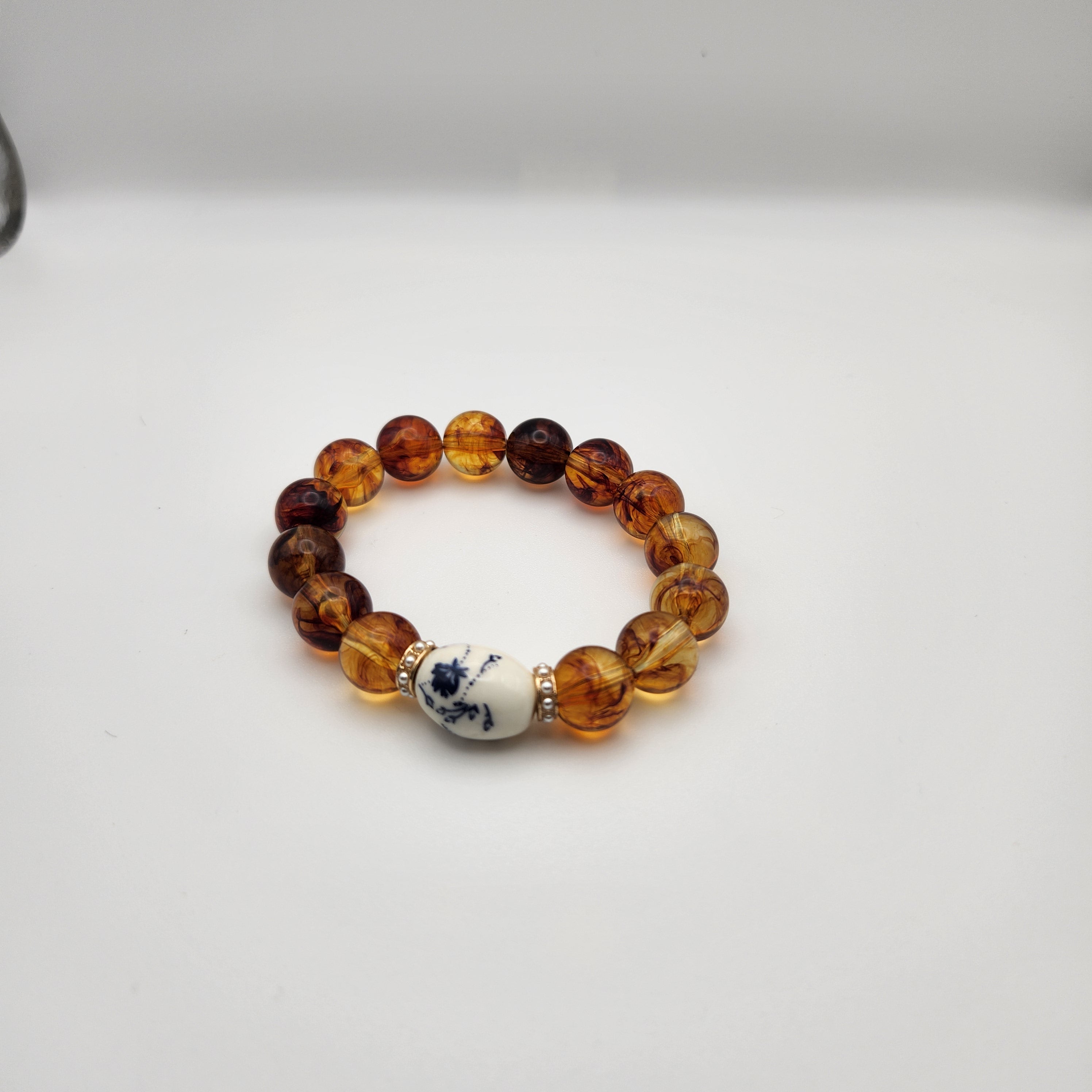 Marron beaded bracelet
