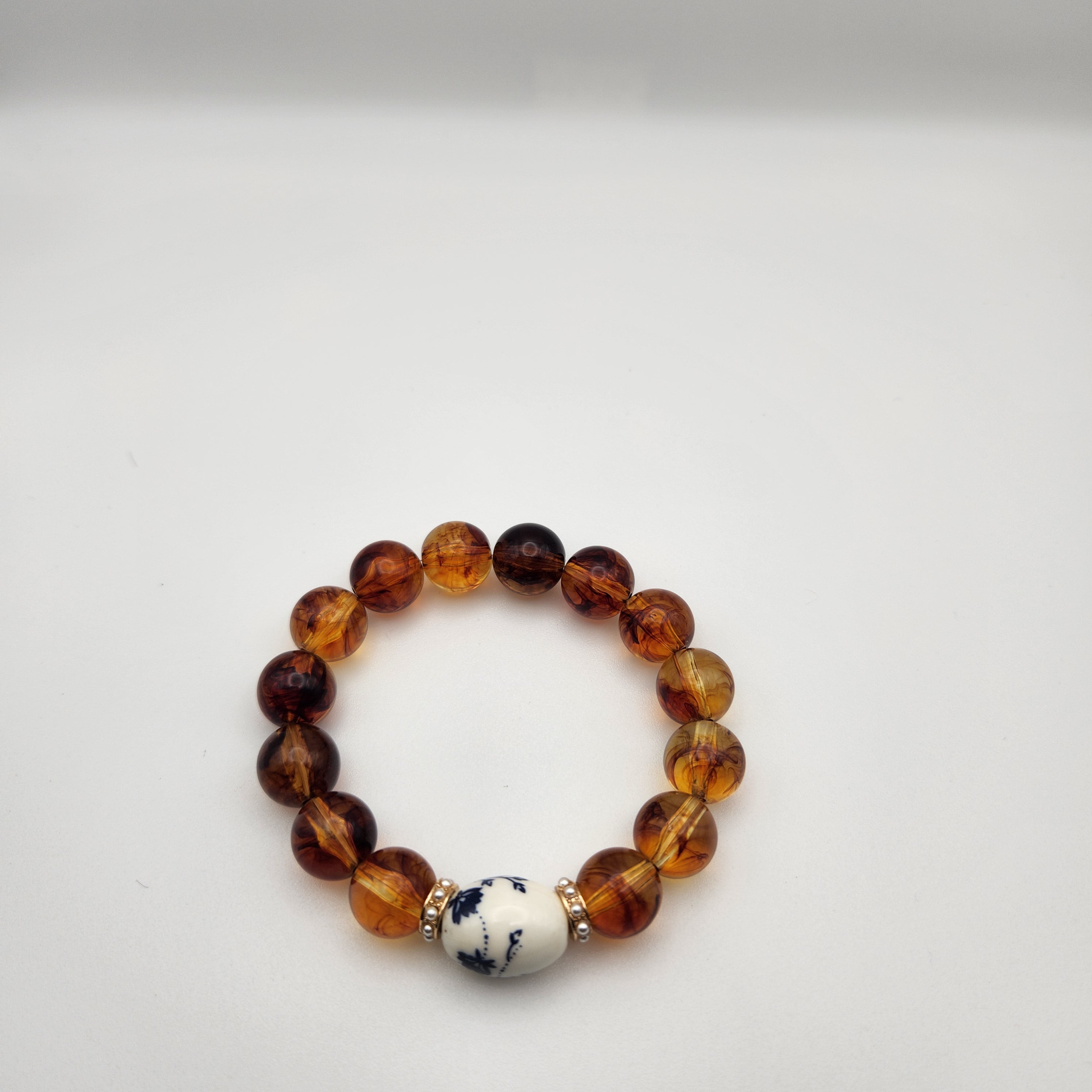 Marron beaded bracelet