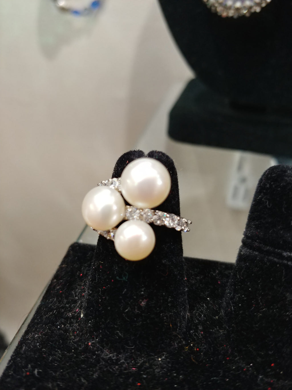 Vedazzled Pearl Ring