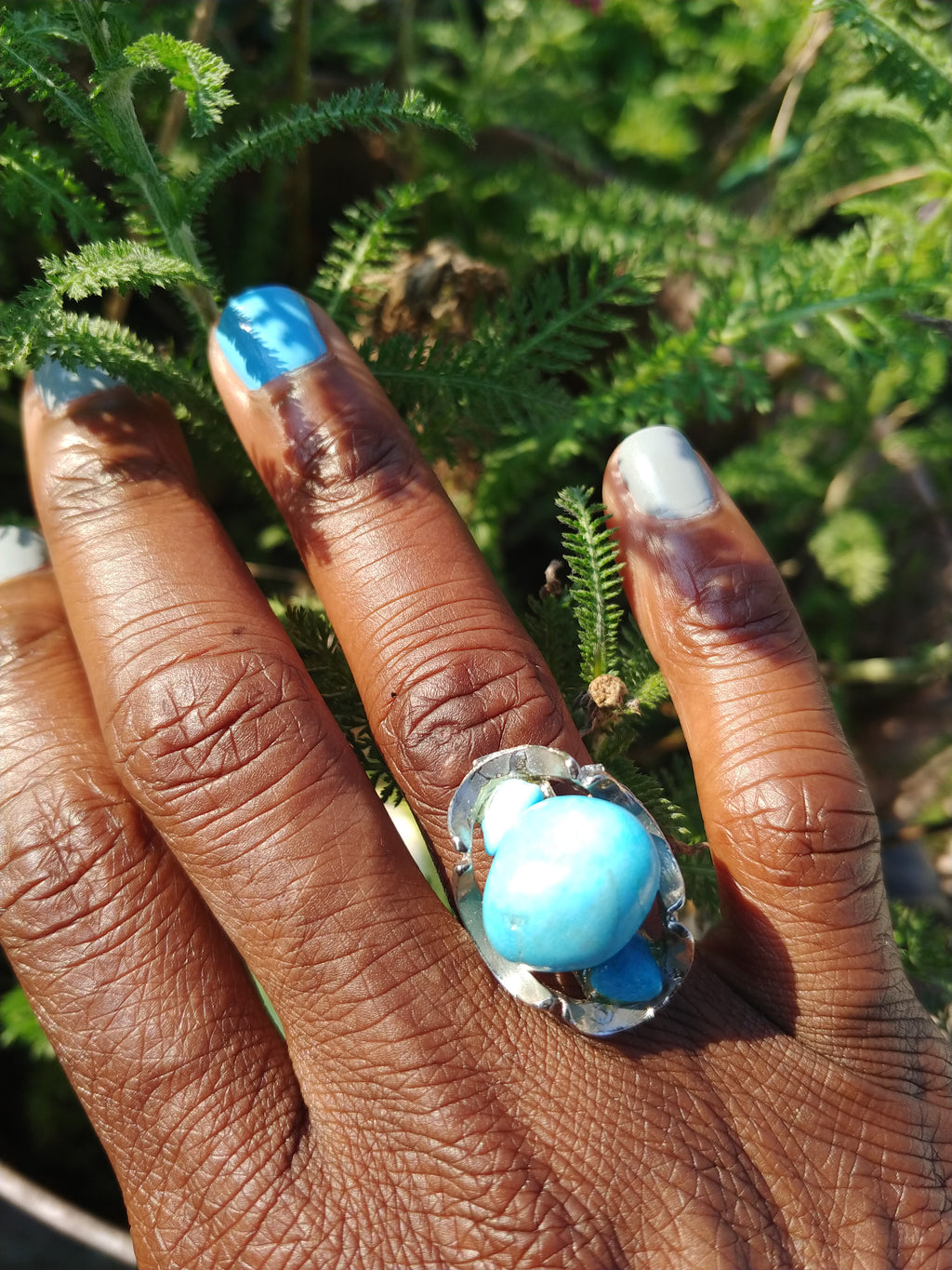 Turquoise Ring by Jane Gordon - Vedazzling Accessories