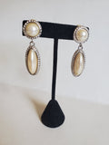 Vintage Chandelier Pearl Earrings