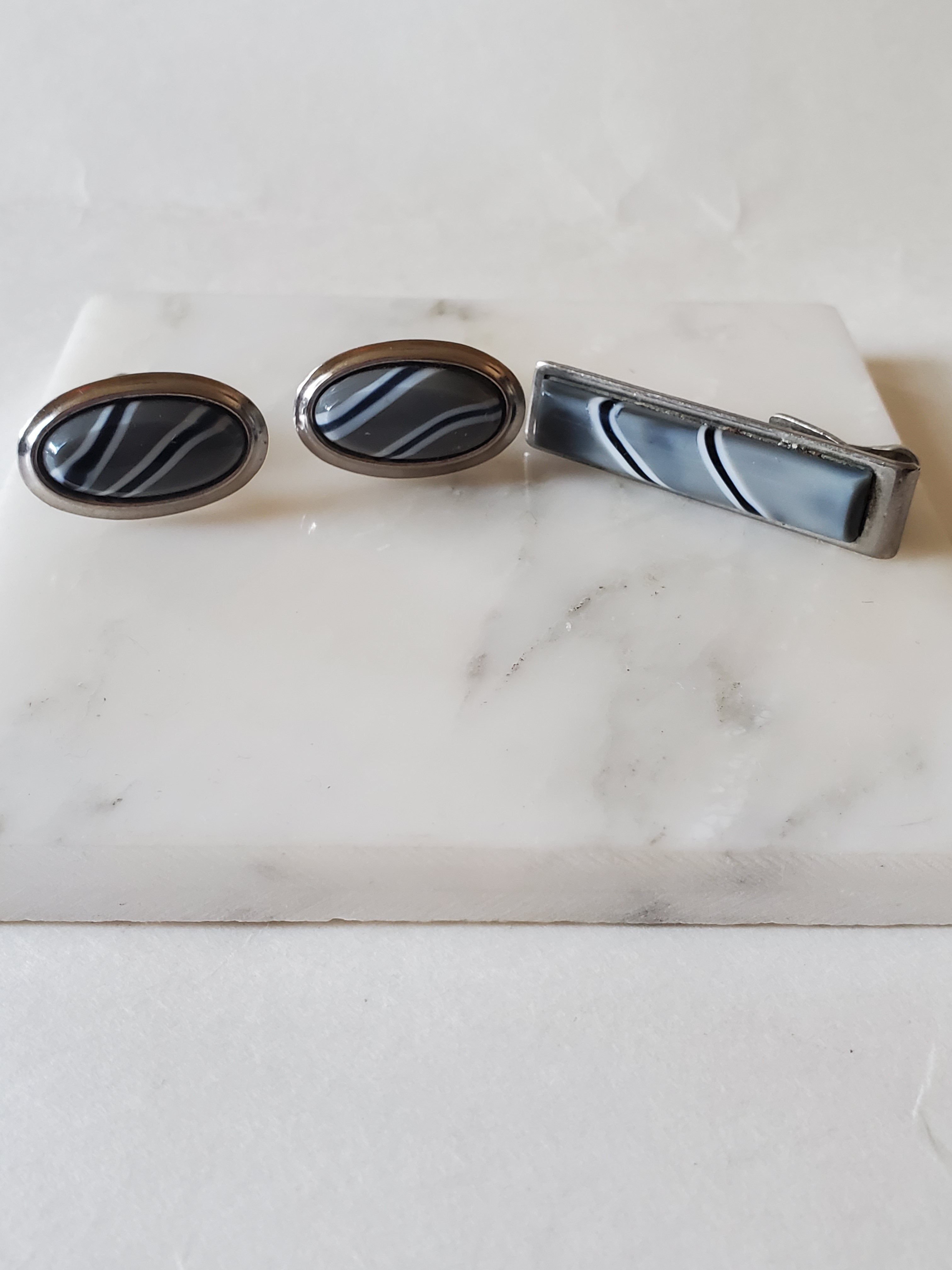 Mens Cuffs +Tie Clip 