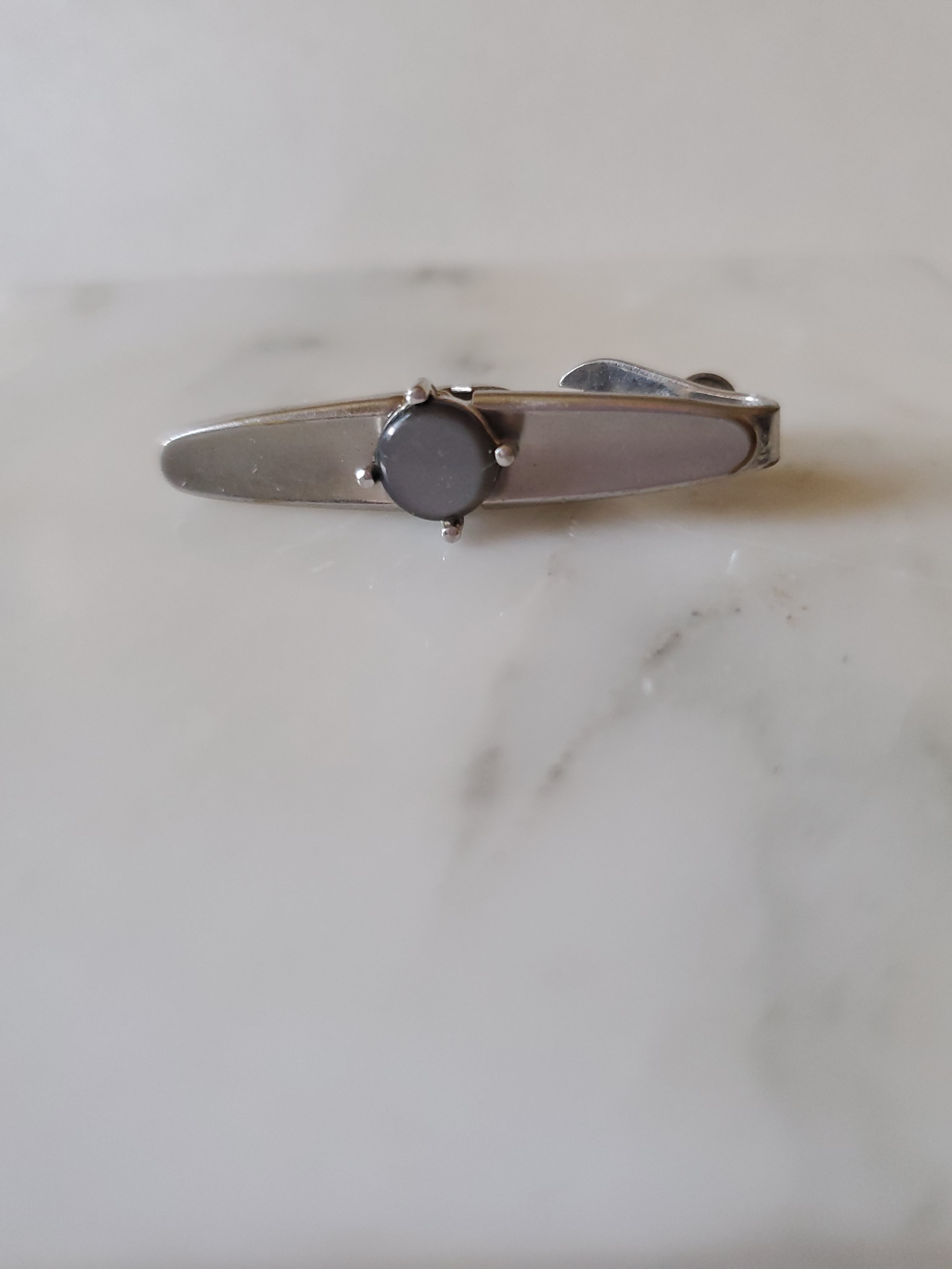 Mens 3 line Tie Clip Vintage