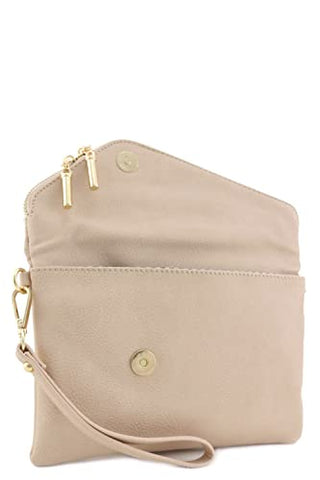  FashionPuzzle Envelope Wristlet Clutch Crossbody Bag