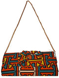 African clutch purse/kente purse/Ankara fabric clutch purse/Tribal clutch purse/Multicolor purse/Handmade purse.