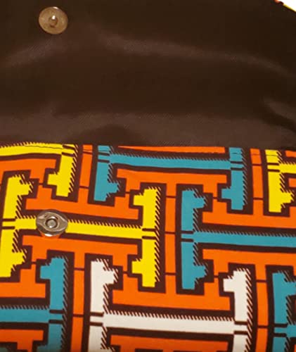 African clutch purse/kente purse/Ankara fabric clutch purse/Tribal clutch purse/Multicolor purse/Handmade purse.
