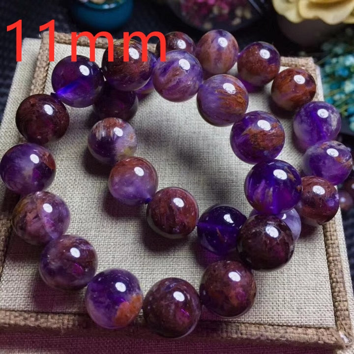 Genuine Natural Cacoxenite Quartz Bracelet