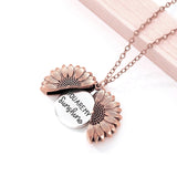 You Are My Sunshine Necklaces Gold Silver Color Sunflower Necklace Pendant Jewelry Birthday Gift For Girlfriend Mom