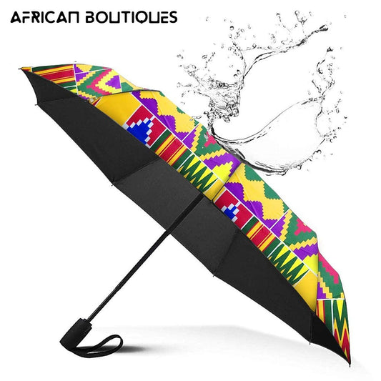 African kente printed umbrella