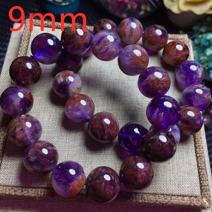 Genuine Natural Cacoxenite Quartz Bracelet