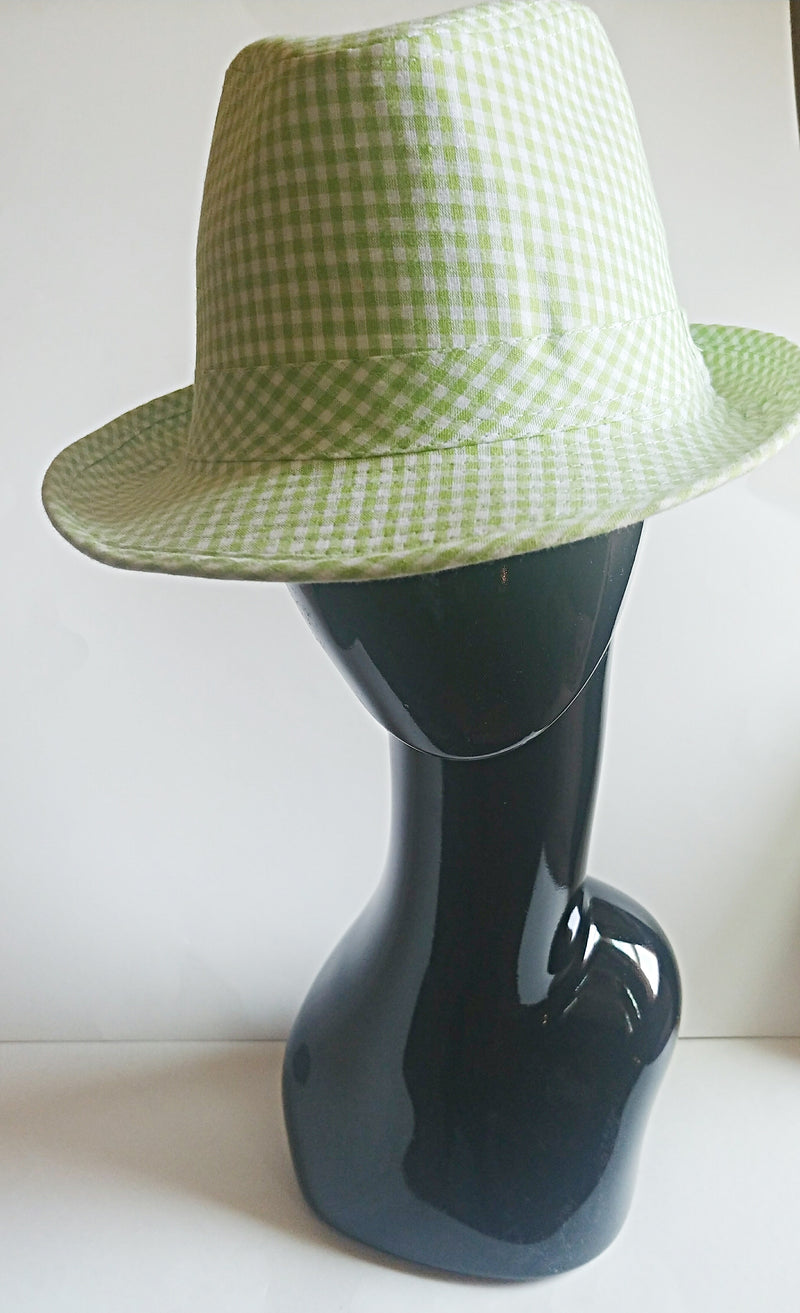 Gingham Summer Hat - Vedazzling Accessories