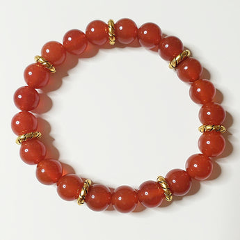 Red Agate Bracelet.