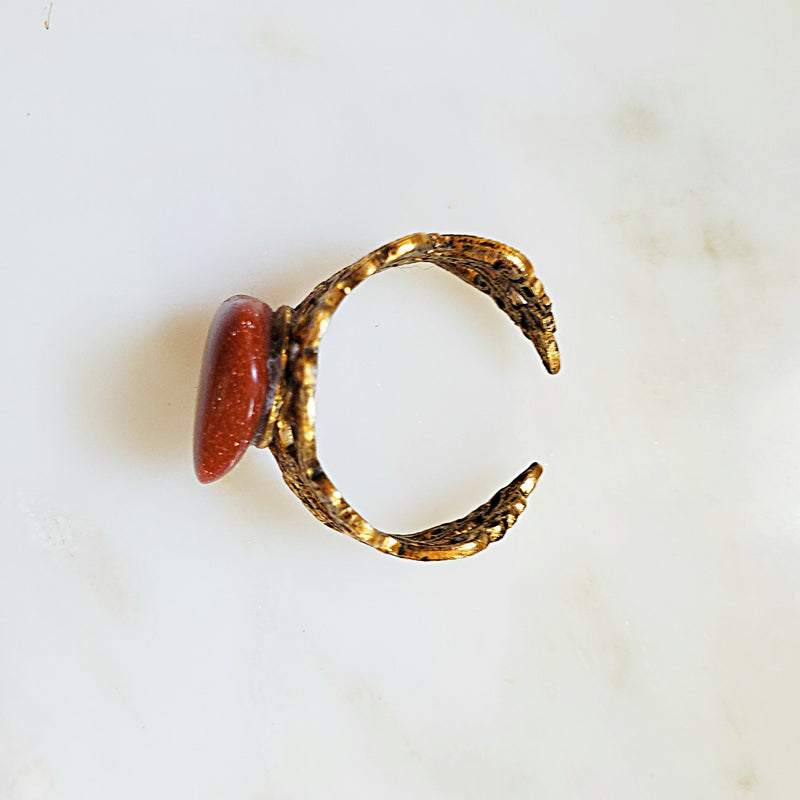 Drizy Stone Gold Ring