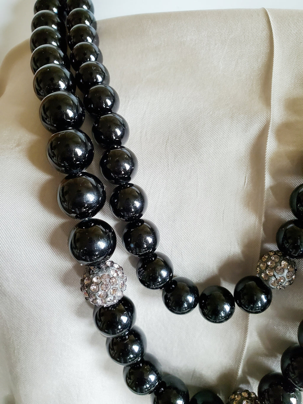 Black Cocktail Necklace- Jane Gordon