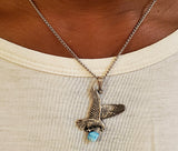 Soaring Turqouise Necklace - Vedazzling Accessoroies