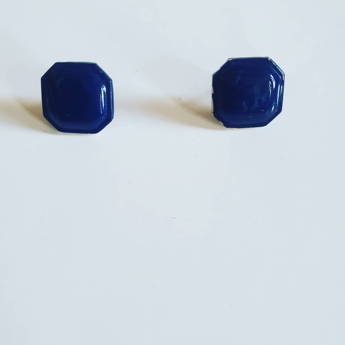Vintage Square Peg Earrings