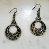 Luna Green Earrings