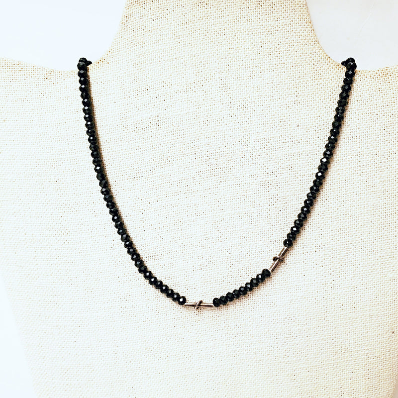 Beaded Pequena Necklace- Vedazzling Accessories