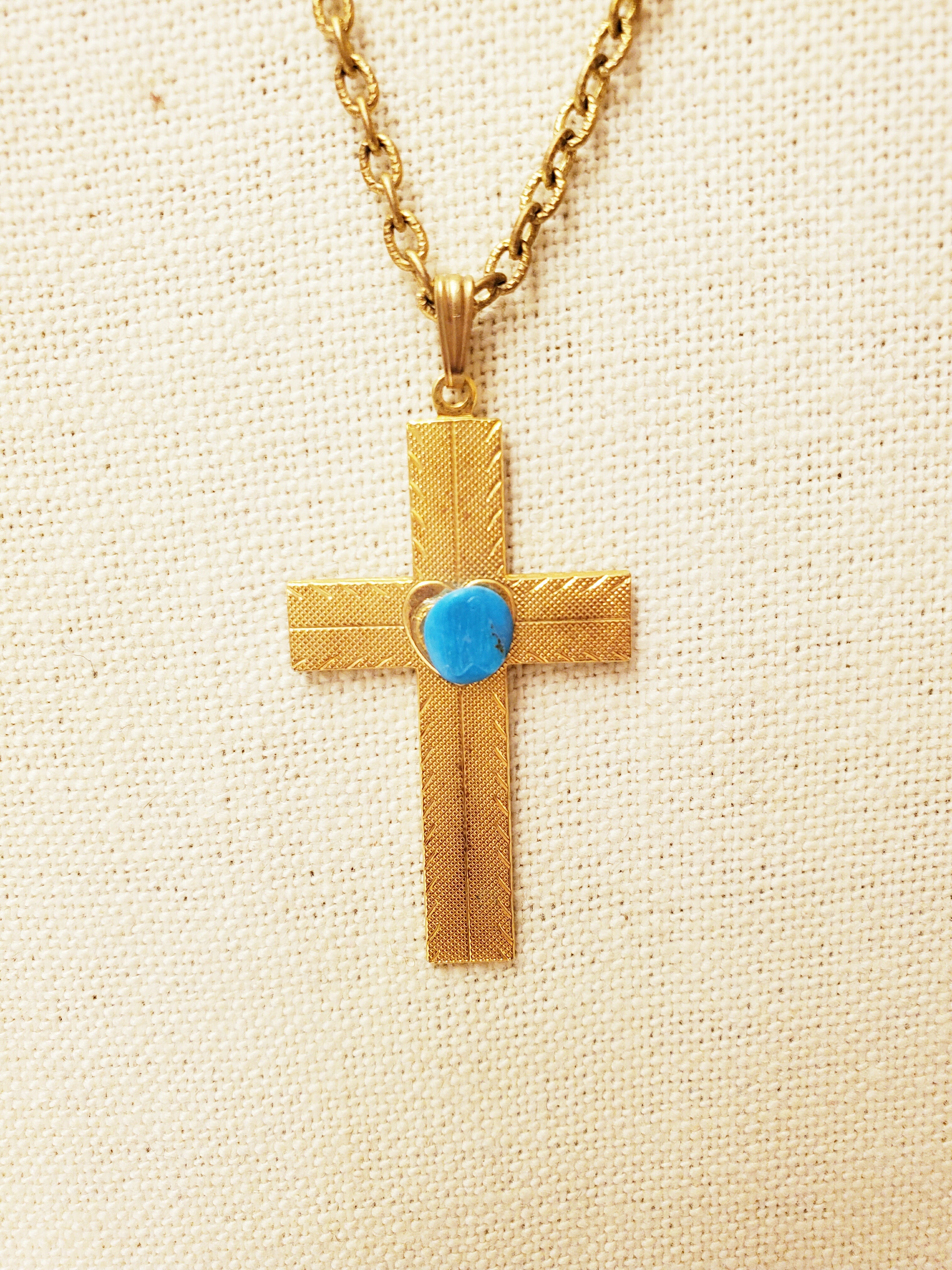 Vedazzling Cross Turk Necklace- Vedazzling Accessories