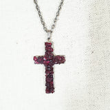 Cluster Cross Necklace- Vedazzling Accessories