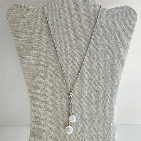 Coin Pearly Necklace-Vedazzling Accessories